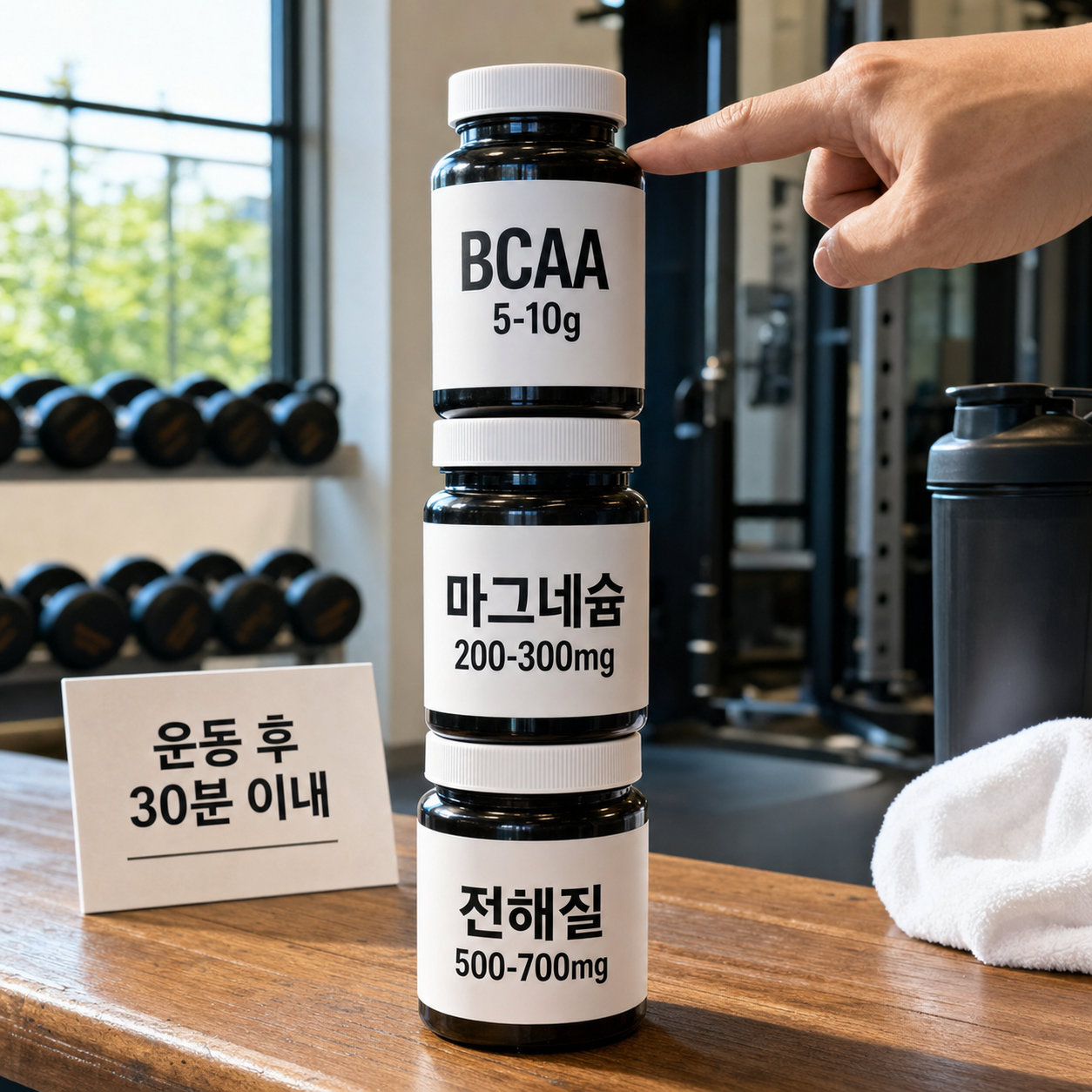 운동 후 피로회복 영양제 추천 조합과 타이밍