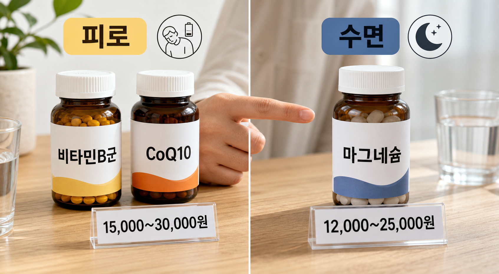 건강 고민별 영양제 선택 기준 정리